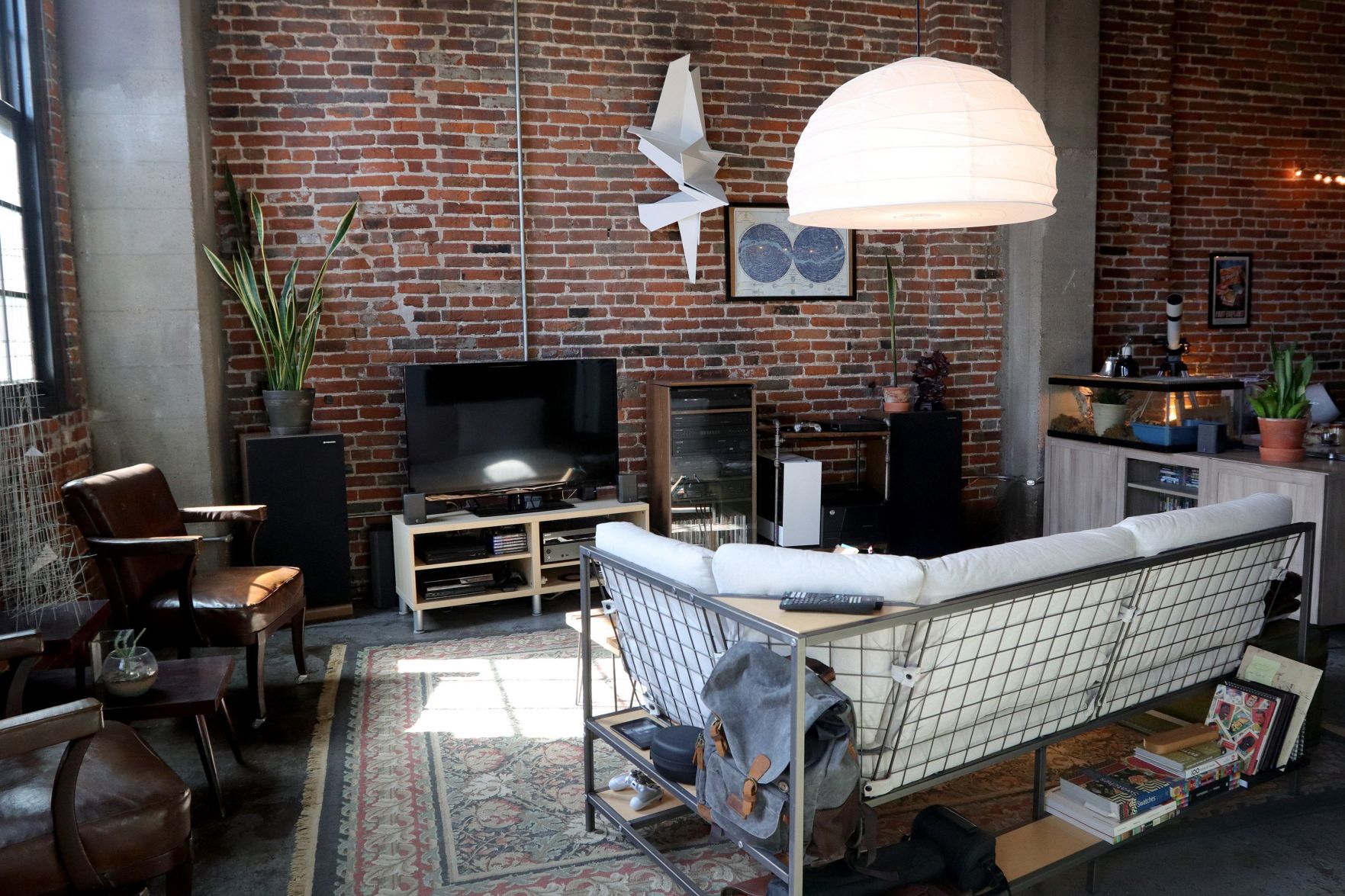 At Home in a Downtown loft